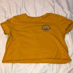 yellow billabong shirt